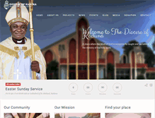 Tablet Screenshot of anglicandioceseofkaduna.org